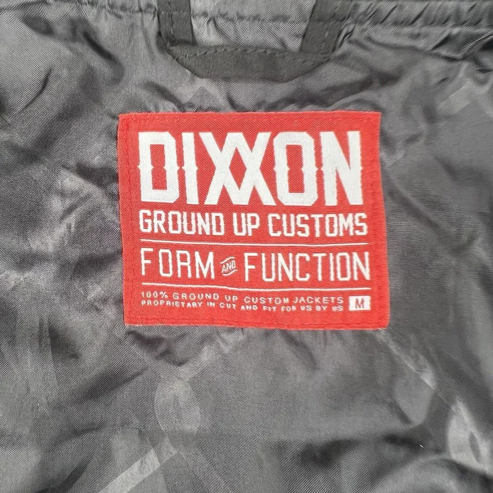 Dixxon Jacket Mens Medium Black Form And Function Snap‎ Button Windbreaker